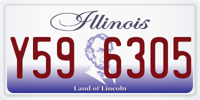 IL license plate Y596305