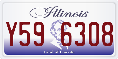 IL license plate Y596308