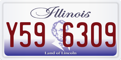 IL license plate Y596309