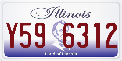 IL license plate Y596312