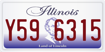 IL license plate Y596315