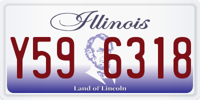 IL license plate Y596318