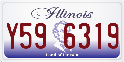 IL license plate Y596319