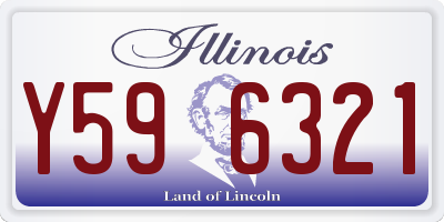 IL license plate Y596321