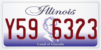 IL license plate Y596323