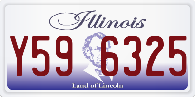 IL license plate Y596325