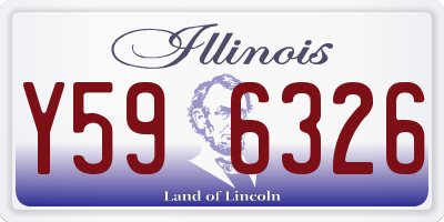 IL license plate Y596326