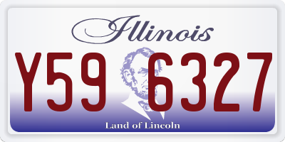 IL license plate Y596327