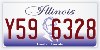 IL license plate Y596328