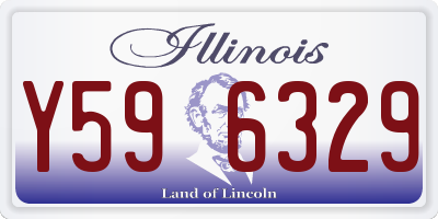 IL license plate Y596329