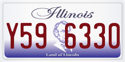 IL license plate Y596330