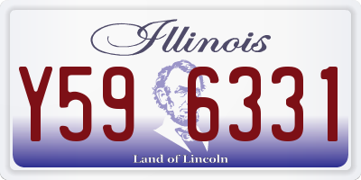 IL license plate Y596331