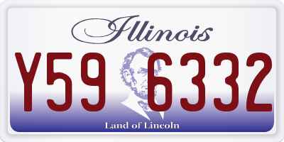 IL license plate Y596332