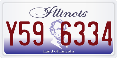 IL license plate Y596334