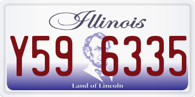 IL license plate Y596335