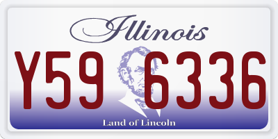 IL license plate Y596336