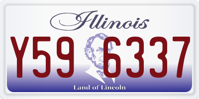 IL license plate Y596337