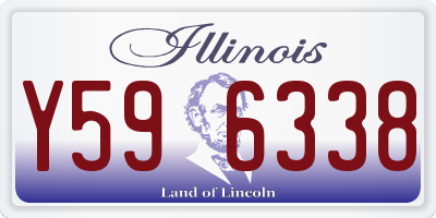 IL license plate Y596338