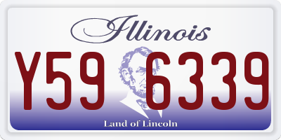 IL license plate Y596339