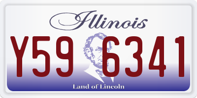IL license plate Y596341
