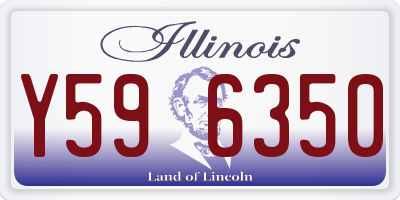 IL license plate Y596350