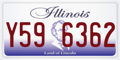 IL license plate Y596362