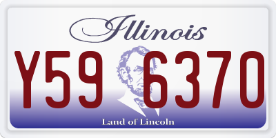 IL license plate Y596370