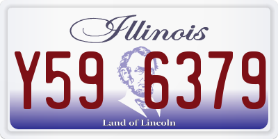 IL license plate Y596379
