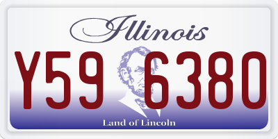 IL license plate Y596380
