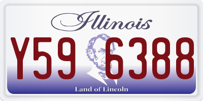 IL license plate Y596388