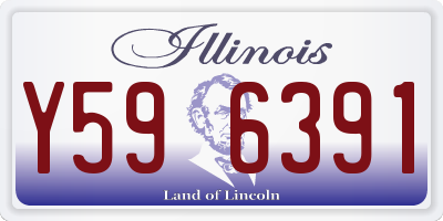 IL license plate Y596391