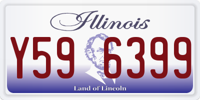 IL license plate Y596399
