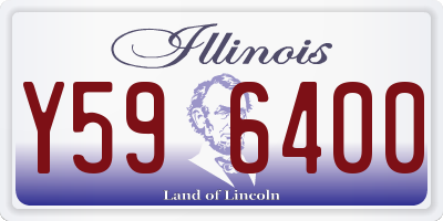 IL license plate Y596400