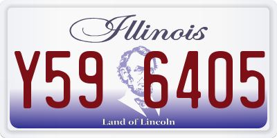 IL license plate Y596405