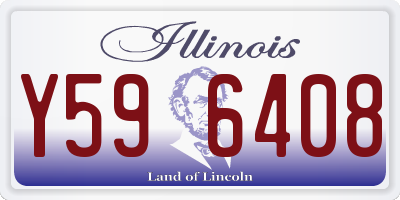 IL license plate Y596408