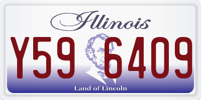 IL license plate Y596409
