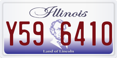 IL license plate Y596410