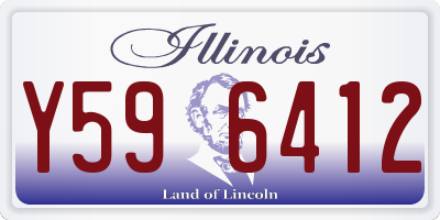 IL license plate Y596412
