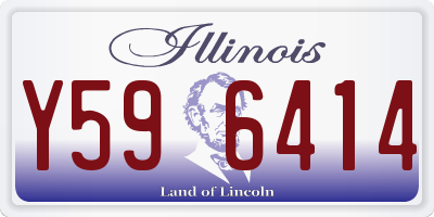 IL license plate Y596414