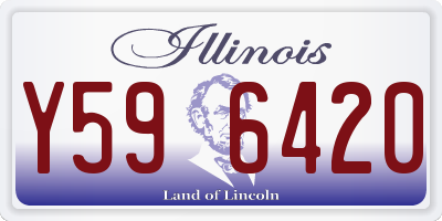 IL license plate Y596420