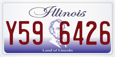 IL license plate Y596426