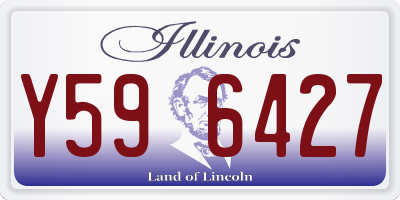 IL license plate Y596427