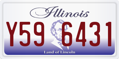 IL license plate Y596431