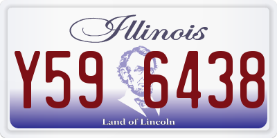 IL license plate Y596438