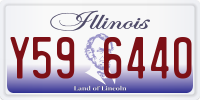 IL license plate Y596440