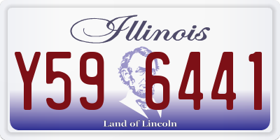 IL license plate Y596441