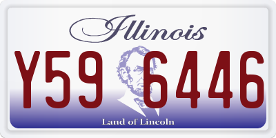 IL license plate Y596446