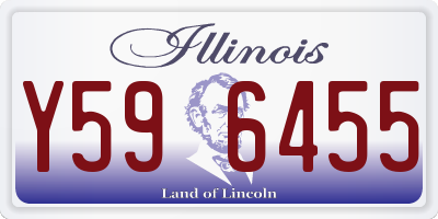IL license plate Y596455