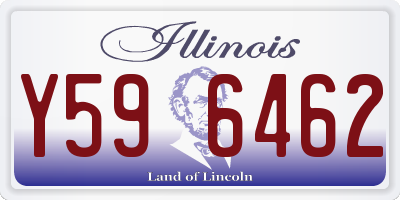 IL license plate Y596462