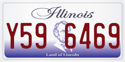 IL license plate Y596469